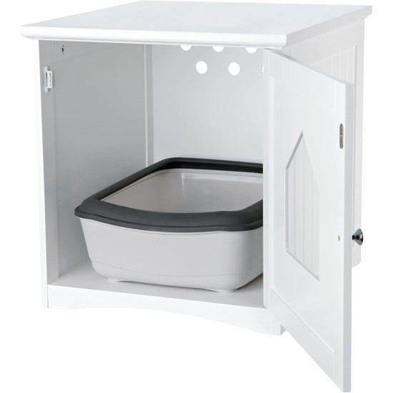 Trixie Cat House, Cat Litter Tray, double, White Trixie Cat House, Cat Litter Tray, double, White