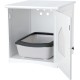 Trixie Cat House, Cat Litter Tray, double, White Trixie Cat House, Cat Litter Tray, double, White