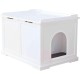 Trixie Cat House, Cat Litter Tray, double, White Trixie Cat House, Cat Litter Tray, double, White