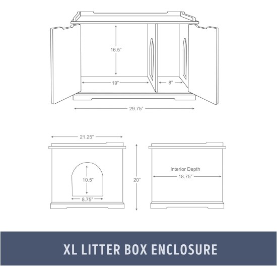 Trixie Cat House, Cat Litter Tray, double, White Trixie Cat House, Cat Litter Tray, double, White