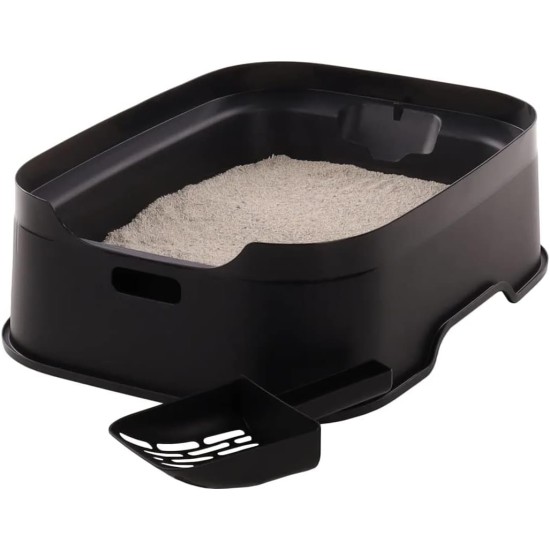 Trudy Cat Litter Tray Anthracite 38.5 x 51 x 44.5 cm Trudy Cat Litter Tray Anthracite 38.5 x 51 x 44.5 cm