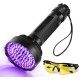 UV Black Light 51 LEDs UV Torch Mini Ultraviolet Pets Urine Detector, 395 nm UV Light Scorpion Light Torch Lamp for Fake Banknotes, Urine of Dogs, Cats and Other Pets UV Black Light 51 LEDs UV Torch Mini Ultraviolet Pets Urine Detector, 395 nm UV Light Scorpion Light Torch Lamp for Fake Banknotes, Urine of Dogs, Cats and Other Pets