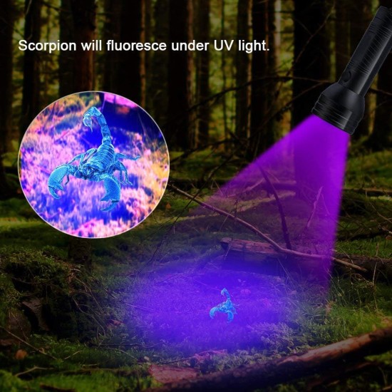UV Black Light 51 LEDs UV Torch Mini Ultraviolet Pets Urine Detector, 395 nm UV Light Scorpion Light Torch Lamp for Fake Banknotes, Urine of Dogs, Cats and Other Pets UV Black Light 51 LEDs UV Torch Mini Ultraviolet Pets Urine Detector, 395 nm UV Light Scorpion Light Torch Lamp for Fake Banknotes, Urine of Dogs, Cats and Other Pets