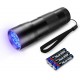 UV Blacklight Torch 12 LED Mini UV Lamp Ultraviolet Light with 395nm Pet Urine Detector for Dog Urine, Pet Stains, Bed Bugs on Carpets/Carpets, Includes 3 AAA Batteries UV Blacklight Torch 12 LED Mini UV Lamp Ultraviolet Light with 395nm Pet Urine Detector for Dog Urine, Pet Stains, Bed Bugs on Carpets/Carpets, Includes 3 AAA Batteries