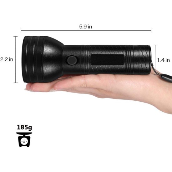 UV Torch 100 LEDs UV Black Light Torch with UV Protective Glasses, 395 nm UV Light Scorpion Light Torch Lamp for Fake Banknotes, Urine of Dogs, Carpets, Rodents UV Torch 100 LEDs UV Black Light Torch with UV Protective Glasses, 395 nm UV Light Scorpion Light Torch Lamp for Fake Banknotes, Urine of Dogs, Carpets, Rodents