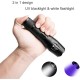 UV Torch Black Light 395nm UV Light Cat Dog Pet Urine Spot Detector Zoomable UV Lamp for Pets & 550 Lumen White Light 2 in 1 UV Torch Black Light 395nm UV Light Cat Dog Pet Urine Spot Detector Zoomable UV Lamp for Pets & 550 Lumen White Light 2 in 1