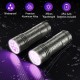 UV Torch Pack of 2 Mini UV Black Light Torch with 12 LEDs, Ultraviolet Light with 395 nm for Geocaching, Pet Urine Detectors, Pets Urine Detector etc. Includes 6 AAA Batteries UV Torch Pack of 2 Mini UV Black Light Torch with 12 LEDs, Ultraviolet Light with 395 nm for Geocaching, Pet Urine Detectors, Pets Urine Detector etc. Includes 6 AAA Batteries