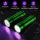 UV Torch Pack of 2 Mini UV Black Light Torch with 12 LEDs, Ultraviolet Light with 395 nm for Geocaching, Pet Urine Detectors, Pets Urine Detector etc. Includes 6 AAA Batteries UV Torch Pack of 2 Mini UV Black Light Torch with 12 LEDs, Ultraviolet Light with 395 nm for Geocaching, Pet Urine Detectors, Pets Urine Detector etc. Includes 6 AAA Batteries