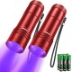UV Torch Pack of 2 Mini UV Black Light Torch with 12 LEDs, Ultraviolet Light with 395 nm for Geocaching, Pet Urine Detectors, Pets Urine Detector etc. Includes 6 AAA Batteries UV Torch Pack of 2 Mini UV Black Light Torch with 12 LEDs, Ultraviolet Light with 395 nm for Geocaching, Pet Urine Detectors, Pets Urine Detector etc. Includes 6 AAA Batteries