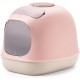 United Pets Minu Cat Litter Tray with Cover, Made in Italy, Light Grey/Pink, One Size United Pets Minu Cat Litter Tray with Cover, Made in Italy, Light Grey/Pink, One Size