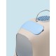 United Pets Minu Cat Litter Tray with Cover, Made in Italy, Light Grey/Pink, One Size United Pets Minu Cat Litter Tray with Cover, Made in Italy, Light Grey/Pink, One Size