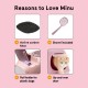 United Pets Minu Cat Litter Tray with Cover, Made in Italy, Light Grey/Pink, One Size United Pets Minu Cat Litter Tray with Cover, Made in Italy, Light Grey/Pink, One Size