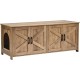 VEVOR Cat Cabinet, Cat Litter Box Cabinet Hidden with Double Spaces, Wooden Cat Litter Box Cabinet, Fits Most Litter Trays, 1.19 m L x 0.46 m W x 0.5 m H, White VEVOR Cat Cabinet, Cat Litter Box Cabinet Hidden with Double Spaces, Wooden Cat Litter Box Cabinet, Fits Most Litter Trays, 1.19 m L x 0.46 m W x 0.5 m H, White
