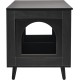 VEVOR Cat Cabinet, Cat Litter Box Cabinet Hidden with Double Spaces, Wooden Cat Litter Box Cabinet, Fits Most Litter Trays, 1.19 m L x 0.46 m W x 0.5 m H, White VEVOR Cat Cabinet, Cat Litter Box Cabinet Hidden with Double Spaces, Wooden Cat Litter Box Cabinet, Fits Most Litter Trays, 1.19 m L x 0.46 m W x 0.5 m H, White