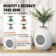 VEVOR Cat Litter Box, Intelligent Odor Control System, Hidden Cat Litter Tray with 24cm Entrance Lighting Decoration & ABS Material, Fit for Living Room/Corner/Outdoor Pool/Patio VEVOR Cat Litter Box, Intelligent Odor Control System, Hidden Cat Litter Tray with 24cm Entrance Lighting Decoration & ABS Material, Fit for Living Room/Corner/Outdoor Pool/Patio