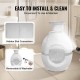 VEVOR Cat Litter Box, Intelligent Odor Control System, Hidden Cat Litter Tray with 24cm Entrance Lighting Decoration & ABS Material, Fit for Living Room/Corner/Outdoor Pool/Patio VEVOR Cat Litter Box, Intelligent Odor Control System, Hidden Cat Litter Tray with 24cm Entrance Lighting Decoration & ABS Material, Fit for Living Room/Corner/Outdoor Pool/Patio