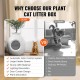 VEVOR Cat Litter Box, Intelligent Odor Control System, Hidden Cat Litter Tray with 24cm Entrance Lighting Decoration & ABS Material, Fit for Living Room/Corner/Outdoor Pool/Patio VEVOR Cat Litter Box, Intelligent Odor Control System, Hidden Cat Litter Tray with 24cm Entrance Lighting Decoration & ABS Material, Fit for Living Room/Corner/Outdoor Pool/Patio