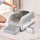 VEVOR Cat Litter Tray, 6 Inch Deep, XL Extra Large Stainless Steel Cat Litter Tray with Scoop, Wide Filter Base and High Sides, Closed, Odourless, Easy to Clean Cat Litter Tray VEVOR Cat Litter Tray, 6 Inch Deep, XL Extra Large Stainless Steel Cat Litter Tray with Scoop, Wide Filter Base and High Sides, Closed, Odourless, Easy to Clean Cat Litter Tray