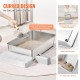 VEVOR Cat Litter Tray Set of 2, 600 x 400 x 150 mm, XL Extra Large Stainless Steel Cat Litter Tray with Scoop, Wide Filter Base & High Rim, Odour Free Odour Free Tray for Large Cats VEVOR Cat Litter Tray Set of 2, 600 x 400 x 150 mm, XL Extra Large Stainless Steel Cat Litter Tray with Scoop, Wide Filter Base & High Rim, Odour Free Odour Free Tray for Large Cats