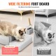 VEVOR Cat Litter Tray Set of 2, 600 x 400 x 150 mm, XL Extra Large Stainless Steel Cat Litter Tray with Scoop, Wide Filter Base & High Rim, Odour Free Odour Free Tray for Large Cats VEVOR Cat Litter Tray Set of 2, 600 x 400 x 150 mm, XL Extra Large Stainless Steel Cat Litter Tray with Scoop, Wide Filter Base & High Rim, Odour Free Odour Free Tray for Large Cats