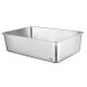 VEVOR Cat Litter Tray Set of 2, 600 x 400 x 150 mm, XL Extra Large Stainless Steel Cat Litter Tray with Scoop, Wide Filter Base & High Rim, Odour Free Odour Free Tray for Large Cats VEVOR Cat Litter Tray Set of 2, 600 x 400 x 150 mm, XL Extra Large Stainless Steel Cat Litter Tray with Scoop, Wide Filter Base & High Rim, Odour Free Odour Free Tray for Large Cats