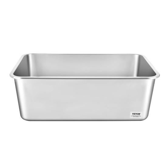 VEVOR Cat Litter Tray Set of 3, 600 x 400 x 200 mm, XL Extra Large Stainless Steel Cat Litter Tray with Scoop, Wide Filter Base & High Rim, Odour Free Odor Free Tray for Large Cats VEVOR Cat Litter Tray Set of 3, 600 x 400 x 200 mm, XL Extra Large Stainless Steel Cat Litter Tray with Scoop, Wide Filter Base & High Rim, Odour Free Odor Free Tray for Large Cats