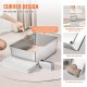VEVOR Cat Litter Tray Set of 3, 600 x 400 x 200 mm, XL Extra Large Stainless Steel Cat Litter Tray with Scoop, Wide Filter Base & High Rim, Odour Free Odor Free Tray for Large Cats VEVOR Cat Litter Tray Set of 3, 600 x 400 x 200 mm, XL Extra Large Stainless Steel Cat Litter Tray with Scoop, Wide Filter Base & High Rim, Odour Free Odor Free Tray for Large Cats