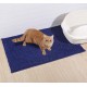 VIVAGLORY Cat Litter Mat, Scatter Catcher Mat, 90 × 64 cm Cat Litter Tray Rug with Waterproof Backing, Super Soft for Cat's Paws, Machine Washable, Beige VIVAGLORY Cat Litter Mat, Scatter Catcher Mat, 90 × 64 cm Cat Litter Tray Rug with Waterproof Backing, Super Soft for Cat's Paws, Machine Washable, Beige
