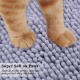 VIVAGLORY Cat Litter Mat, Scatter Catcher Mat, 90 × 64 cm Cat Litter Tray Rug with Waterproof Backing, Super Soft for Cat's Paws, Machine Washable, Beige VIVAGLORY Cat Litter Mat, Scatter Catcher Mat, 90 × 64 cm Cat Litter Tray Rug with Waterproof Backing, Super Soft for Cat's Paws, Machine Washable, Beige