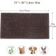 VIVAGLORY Cat Litter Mat, Scatter Catcher Mat, 90 × 64 cm Cat Litter Tray Rug with Waterproof Backing, Super Soft for Cat's Paws, Machine Washable, Beige VIVAGLORY Cat Litter Mat, Scatter Catcher Mat, 90 × 64 cm Cat Litter Tray Rug with Waterproof Backing, Super Soft for Cat's Paws, Machine Washable, Beige