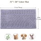 VIVAGLORY Cat Litter Mat, Scatter Catcher Mat, 90 × 64 cm Cat Litter Tray Rug with Waterproof Backing, Super Soft for Cat's Paws, Machine Washable, Beige VIVAGLORY Cat Litter Mat, Scatter Catcher Mat, 90 × 64 cm Cat Litter Tray Rug with Waterproof Backing, Super Soft for Cat's Paws, Machine Washable, Beige