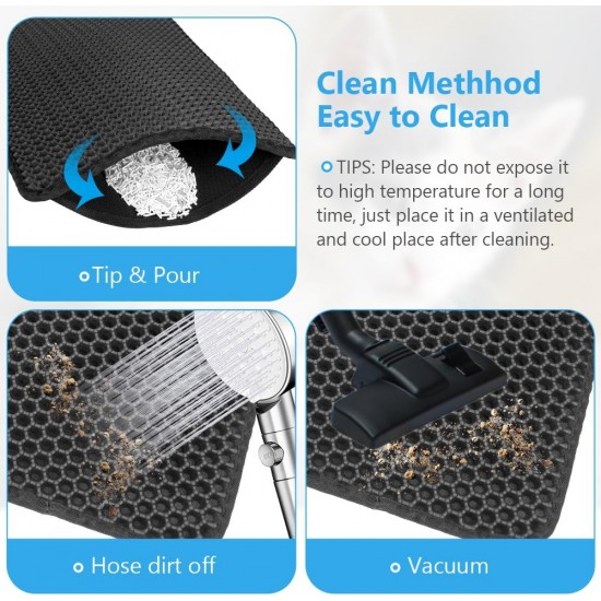 VSSHE Cat Litter Tray Mat, 30 x 45 cm Cat Mat, Honeycomb Double Layer Design, Cat Litter Tray Mat, Cat Litter Tray Mat, Cat Litter Tray Mat, Cat Pretty Kitty VSSHE Cat Litter Tray Mat, 30 x 45 cm Cat Mat, Honeycomb Double Layer Design, Cat Litter Tray Mat, Cat Litter Tray Mat, Cat Litter Tray Mat, Cat Pretty Kitty