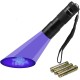 Vansky® UV Blacklight Flashlight, Pets Ultra Violet Urine Detector Dog/Cat Stain Remover Fluorescent Whitening Agents Detector, Find Dry Stains on Carpets, Rugs, Floor. 3 x AAA Batteries Included Vansky® UV Blacklight Flashlight, Pets Ultra Violet Urine Detector Dog/Cat Stain Remover Fluorescent Whitening Agents Detector, Find Dry Stains on Carpets, Rugs, Floor. 3 x AAA Batteries Included