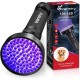 Vansky UV Lamp Black Light Lamp Black Light Ultraviolet 100 UV LED Torch 395 nm Blue Light Dry Cats Dog Pets Urine Detectors UV Light, Batteries Not Included Vansky UV Lamp Black Light Lamp Black Light Ultraviolet 100 UV LED Torch 395 nm Blue Light Dry Cats Dog Pets Urine Detectors UV Light, Batteries Not Included