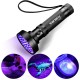 Vansky UV Lamp Black Light Lamp Black Light Ultraviolet 100 UV LED Torch 395 nm Blue Light Dry Cats Dog Pets Urine Detectors UV Light, Batteries Not Included Vansky UV Lamp Black Light Lamp Black Light Ultraviolet 100 UV LED Torch 395 nm Blue Light Dry Cats Dog Pets Urine Detectors UV Light, Batteries Not Included