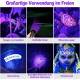 Vansky UV Lamp Black Light Lamp Ultraviolet 100 UV LED Torch 395 nm Blue Light Dry Cats Dogs Pets Urine Detectors Batteries Not Included