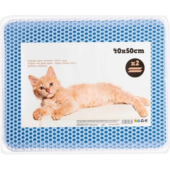 Well Home Cat Litter Tray 40 x 50 cm Non-Slip and Easy to Clean Well Home Cat Litter Tray 40 x 50 cm Non-Slip and Easy to Clean