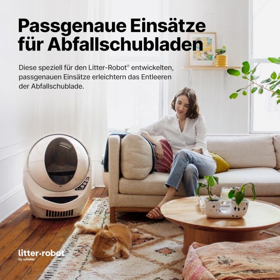 Whisker Litter-Robot 50 Pack Litter-Robot Litter-Robot Litter Tray Liners 34-42 Litre Capacity Quick to Install and Easy to Empty Whisker Litter-Robot 50 Pack Litter-Robot Litter-Robot Litter Tray Liners 34-42 Litre Capacity Quick to Install and Easy to Empty