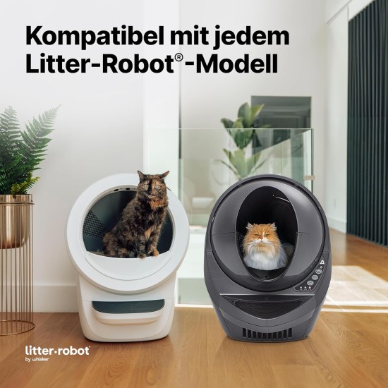 Whisker Litter-Robot Waste Bin Liner, Pack of 50 - Cat Litter Liner, Tailored for Litter Robot, 9-11 Gallon Capacity, Quick to Install and Easy to Empty Whisker Litter-Robot Waste Bin Liner, Pack of 50 - Cat Litter Liner, Tailored for Litter Robot, 9-11 Gallon Capacity, Quick to Install and Easy to Empty