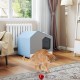 YITAHOME Cat Litter Tray with Cover, Cat Litter Tray with Lid and Scoop, Easy Cleaning, Hidden Covered Cat Litter Tray, High Sides (Blue YITAHOME Cat Litter Tray with Cover, Cat Litter Tray with Lid and Scoop, Easy Cleaning, Hidden Covered Cat Litter Tray, High Sides (Blue