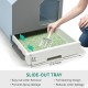 YITAHOME Cat Litter Tray with Cover, Cat Litter Tray with Lid and Scoop, Easy Cleaning, Hidden Covered Cat Litter Tray, High Sides (Blue YITAHOME Cat Litter Tray with Cover, Cat Litter Tray with Lid and Scoop, Easy Cleaning, Hidden Covered Cat Litter Tray, High Sides (Blue