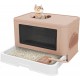 YITAHOME Large Cat Litter Tray with Lid, Odourless Hop In Toilet, Includes Litter Scoop and Cleaning (Pink) YITAHOME Large Cat Litter Tray with Lid, Odourless Hop In Toilet, Includes Litter Scoop and Cleaning (Pink)