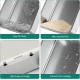 YITAHOME Stainless Steel Cat Litter Tray 30 L XXL Extra Large Cat Litter Tray Non-Slip High Wall Anti-Litter Door Mat Easy to Clean Non-Stick Surface 60 x 40 x 30 cm (Grey) YITAHOME Stainless Steel Cat Litter Tray 30 L XXL Extra Large Cat Litter Tray Non-Slip High Wall Anti-Litter Door Mat Easy to Clean Non-Stick Surface 60 x 40 x 30 cm (Grey)