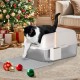 YITAHOME Stainless Steel Cat Litter Tray 30 L XXL Extra Large Cat Litter Tray Non-Slip High Wall Anti-Litter Door Mat Easy to Clean Non-Stick Surface 60 x 40 x 30 cm (Grey) YITAHOME Stainless Steel Cat Litter Tray 30 L XXL Extra Large Cat Litter Tray Non-Slip High Wall Anti-Litter Door Mat Easy to Clean Non-Stick Surface 60 x 40 x 30 cm (Grey)