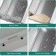 YITAHOME Stainless Steel Cat Litter Tray 30 L XXL Extra Large Cat Litter Tray Non-Slip High Wall Anti-Litter Door Mat Easy to Clean Non-Stick Surface 60 x 40 x 30 cm (Grey) YITAHOME Stainless Steel Cat Litter Tray 30 L XXL Extra Large Cat Litter Tray Non-Slip High Wall Anti-Litter Door Mat Easy to Clean Non-Stick Surface 60 x 40 x 30 cm (Grey)