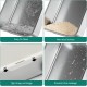 YITAHOME Stainless Steel Cat Litter Tray 30 L XXL Extra Large Cat Litter Tray Non-Slip High Wall Anti-Litter Door Mat Easy to Clean Non-Stick Surface 60 x 40 x 30 cm (White) YITAHOME Stainless Steel Cat Litter Tray 30 L XXL Extra Large Cat Litter Tray Non-Slip High Wall Anti-Litter Door Mat Easy to Clean Non-Stick Surface 60 x 40 x 30 cm (White)