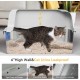 YITAHOME Stainless Steel Cat Litter Tray with Lid, XXL Extra Large Cat Litter Tray with Scoop, Non-Slip Base, Leak-Proof, Non-Stick Surface, Easy to Clean, 60 x 40 x 30 cm for Cats (Grey) YITAHOME Stainless Steel Cat Litter Tray with Lid, XXL Extra Large Cat Litter Tray with Scoop, Non-Slip Base, Leak-Proof, Non-Stick Surface, Easy to Clean, 60 x 40 x 30 cm for Cats (Grey)