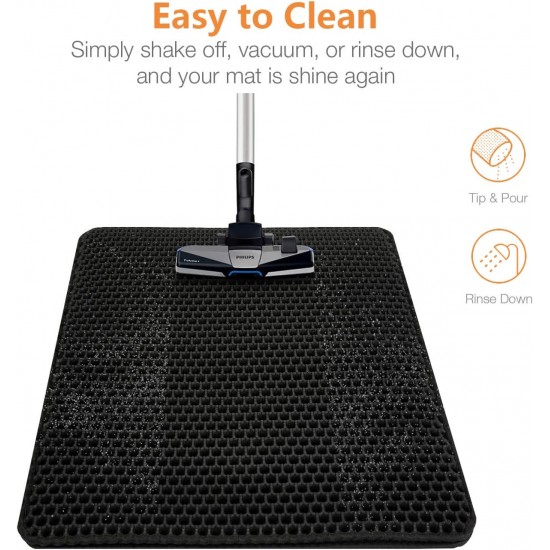 Ycozy Cat Litter Tray Mat Large 75 x 55 cm EVA Cat Litter Mat for Toilet Mat Honeycomb Cat Litter Tray Mat Waterproof Easy to Clean Ycozy Cat Litter Tray Mat Large 75 x 55 cm EVA Cat Litter Mat for Toilet Mat Honeycomb Cat Litter Tray Mat Waterproof Easy to Clean