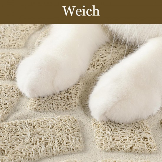 Yimobra Cat Litter Mat, 90 x 60 cm, Waterproof Cat Litter Mat, Non-Slip Cat Litter Tray Mat, Easy Cleaning Cat Litter Tray Mat, Turquoise Blue Yimobra Cat Litter Mat, 90 x 60 cm, Waterproof Cat Litter Mat, Non-Slip Cat Litter Tray Mat, Easy Cleaning Cat Litter Tray Mat, Turquoise Blue