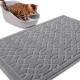 Yimobra Cat Litter Mat, 90 x 60 cm, Waterproof Cat Litter Mat, Non-Slip Cat Litter Tray Mat, Easy Cleaning Cat Litter Tray Mat, Turquoise Blue Yimobra Cat Litter Mat, 90 x 60 cm, Waterproof Cat Litter Mat, Non-Slip Cat Litter Tray Mat, Easy Cleaning Cat Litter Tray Mat, Turquoise Blue